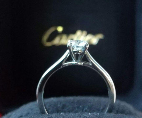 Cartier Rings 1895 0.41Ct/H/Vs2/Ex H