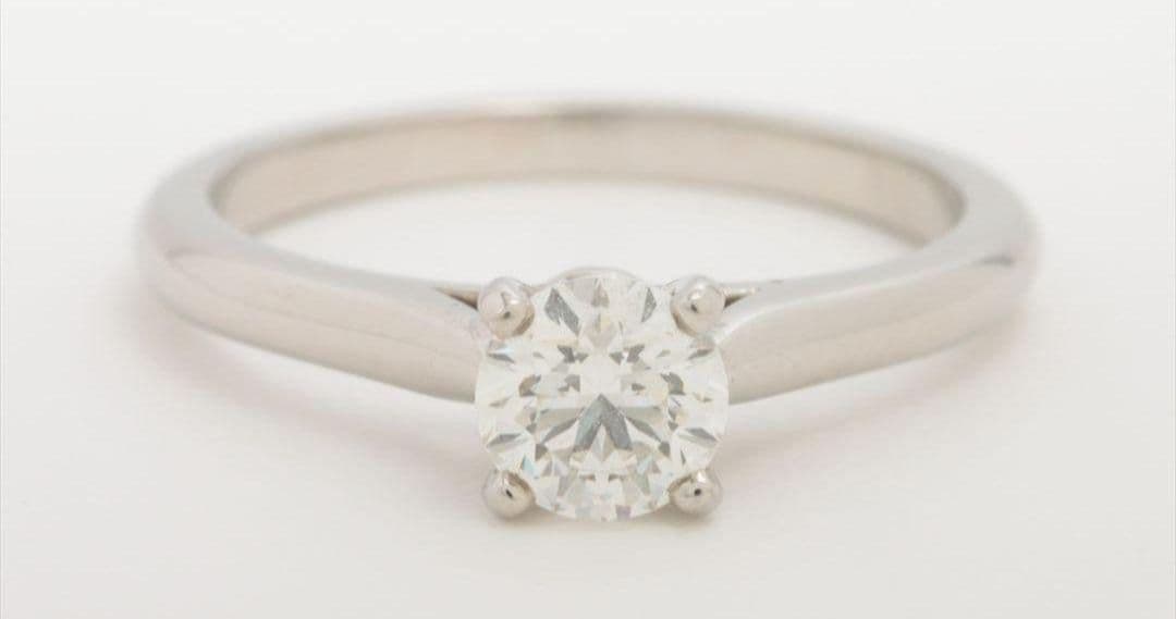 Cartier Rings 1895 0.41Ct/H/Vs2/Ex H