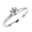 Tiffany Ring Pt950 0.30Ct F Vs1
