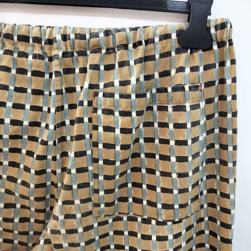 Tigre Brocante Wide-Leg Pants Loose-Fitting Tagosaku Blockcheck
