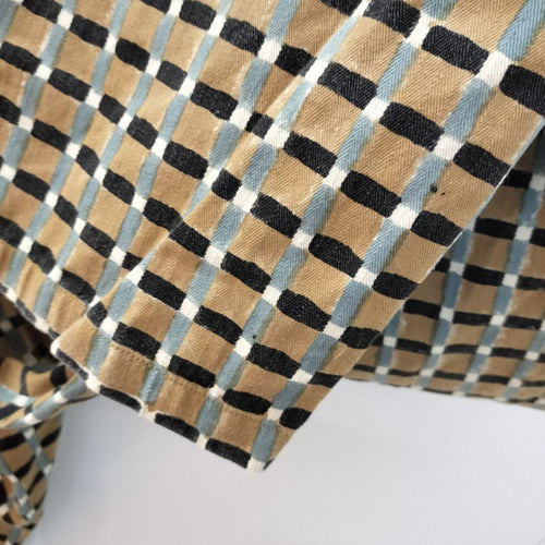 Tigre Brocante Wide-Leg Pants Loose-Fitting Tagosaku Blockcheck