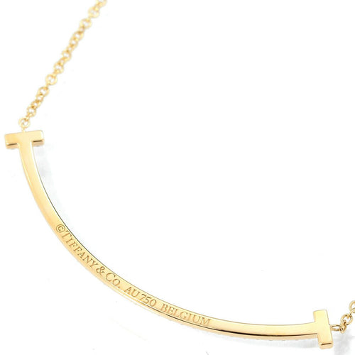 Tiffany Necklace Tiffany&Co. T K18Yg Ok