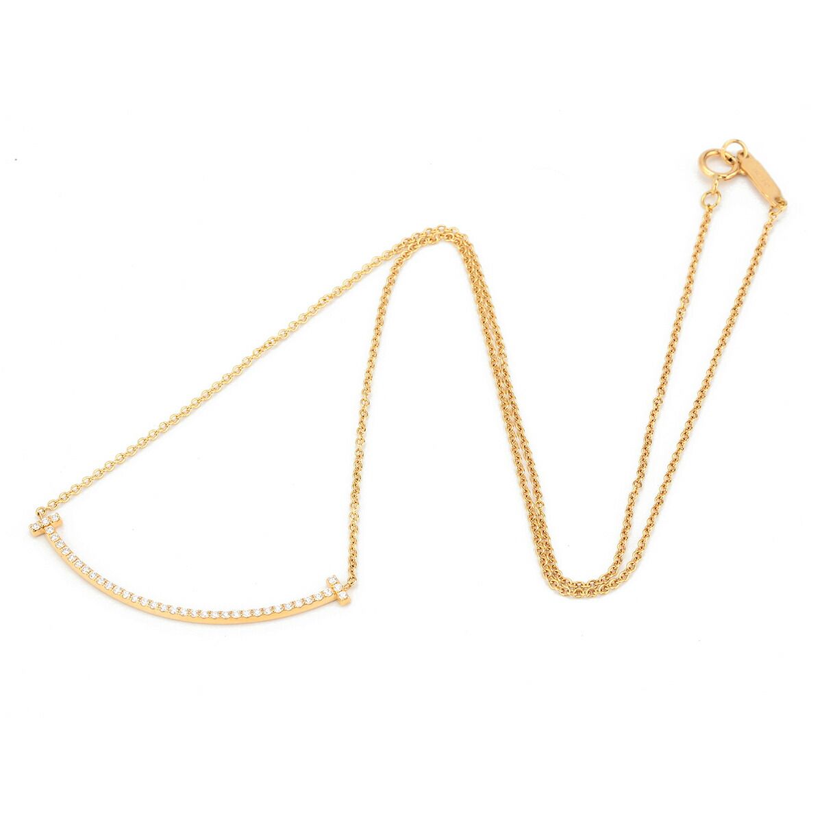 Tiffany Necklace Tiffany&Co. T K18Yg Ok