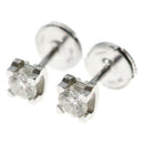 Cartier Others 18K C De Earrings Au750 0.26Carat Crn8502000