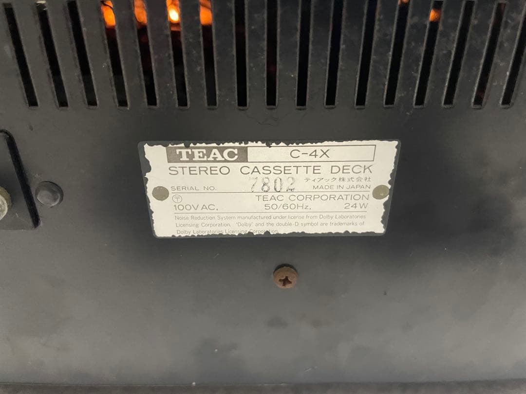 Cassette Tape Teac C-4X