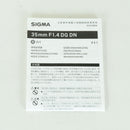 Sigma Lens (Single Focus) F1.4 Dg Dn Art L Leica