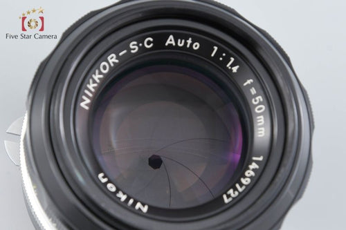 Nikon Lens (Single Focus) Nikkor-S.C Auto F/1.4