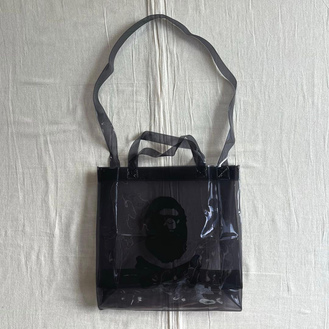 A Bathing Ape Shoulder Bags Head Clear Bag Pvc