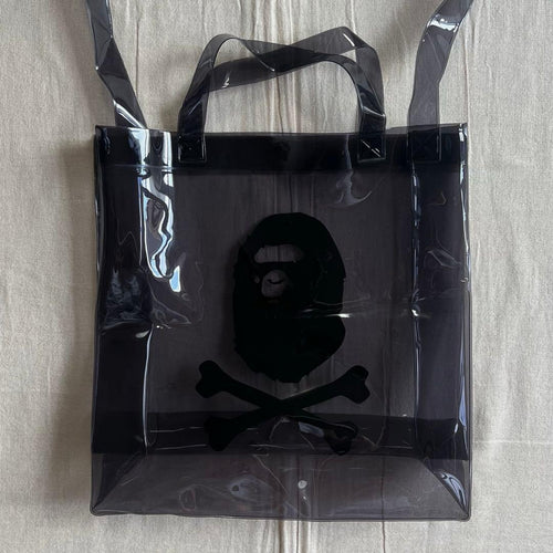 A Bathing Ape Shoulder Bags Head Clear Bag Pvc