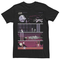 T -Shirt Menstar Wars Retro Video Game Theme Tee Black