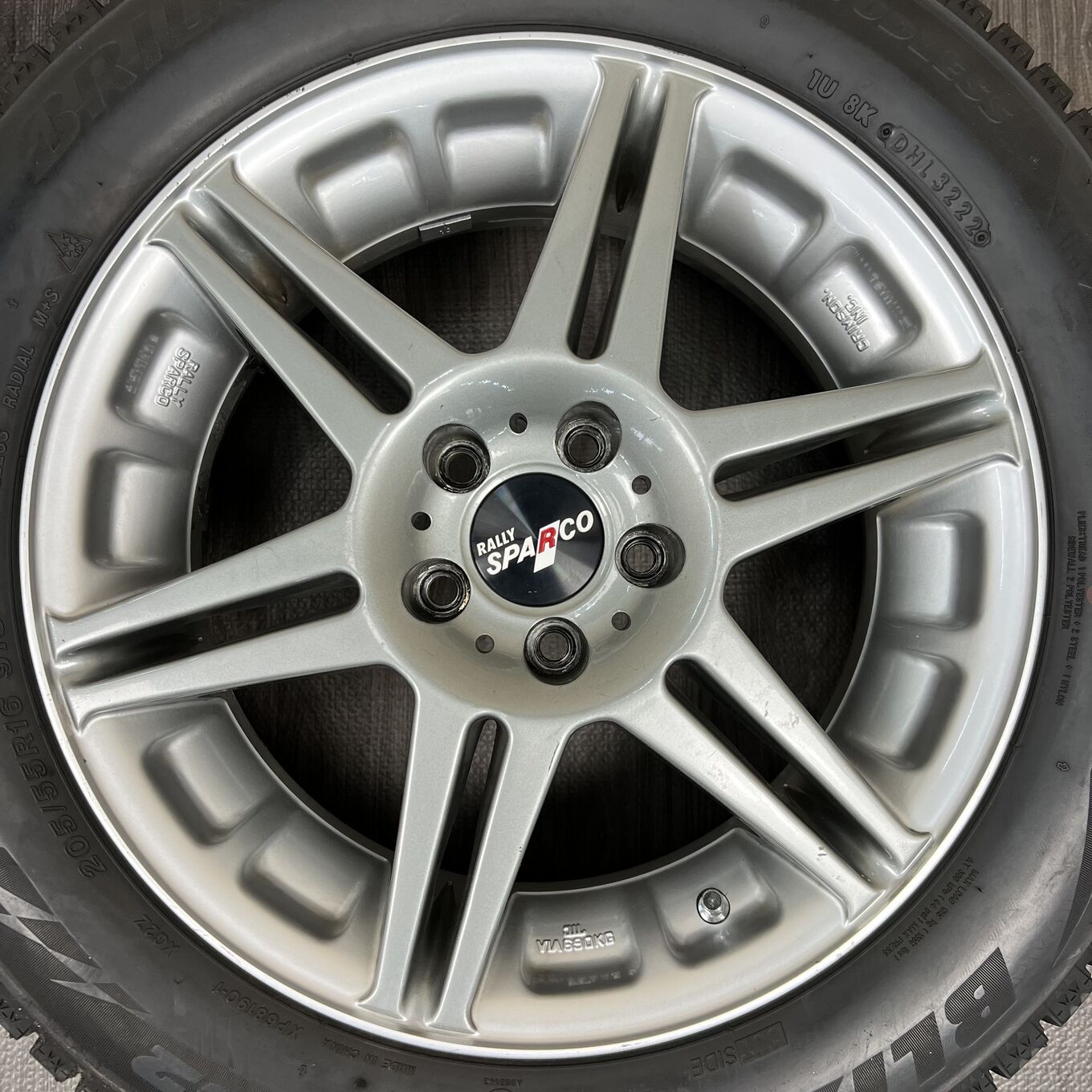 Sparco 16 Inches ]Rally Bridgestone 205/55R16 #174S40426