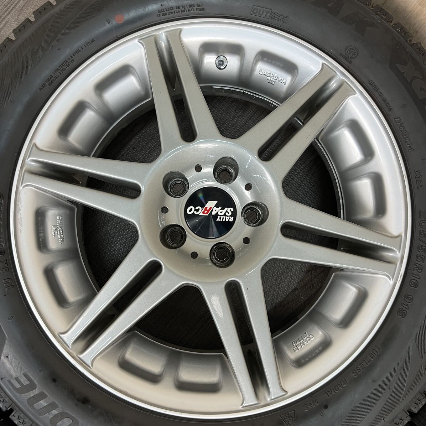 Sparco 16 Inches ]Rally Bridgestone 205/55R16 #174S40426
