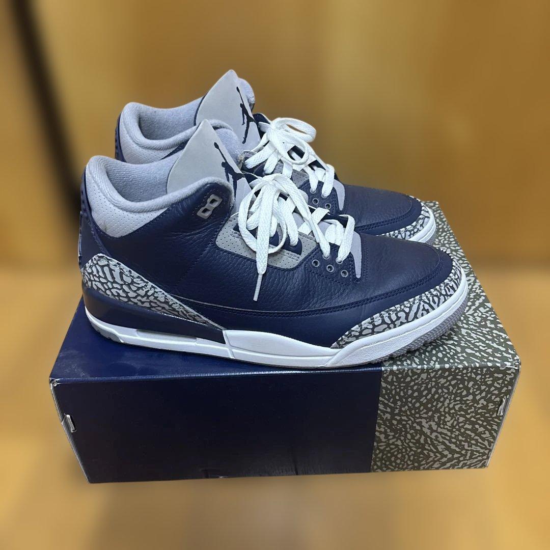 Air Jordan Sneakers 3 Retro "Midnight Navy" Navy/White