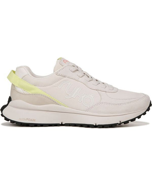 Sneakers Ryka Womens Jog On Slip Bungee Beige Fabricfaux Suede