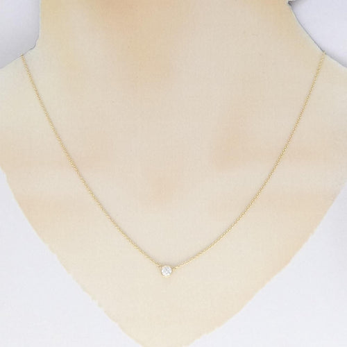 Tiffany Necklace 0.23Ct H Vs2 3Ext