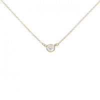 Tiffany Necklace 0.23Ct H Vs2 3Ext
