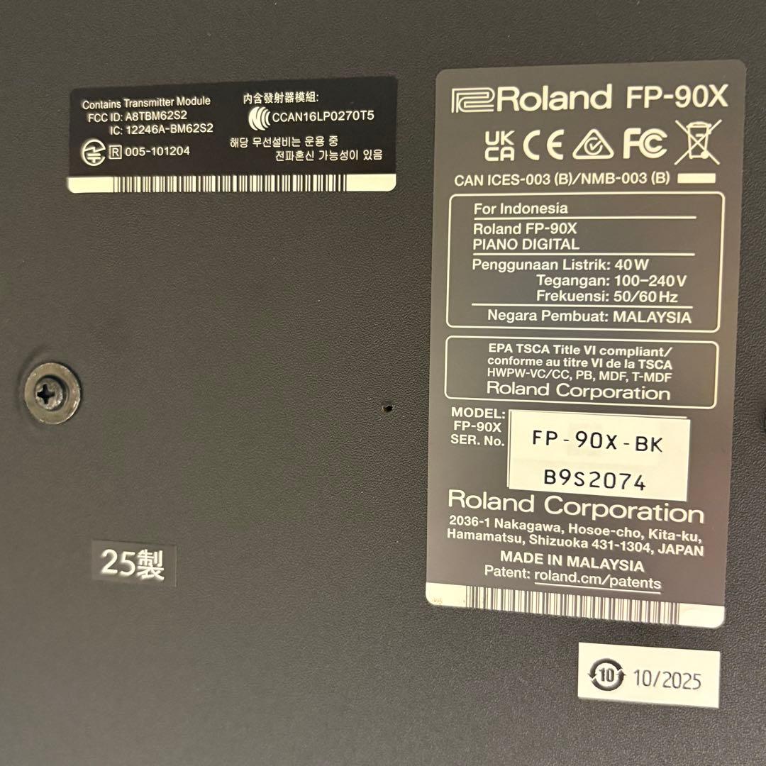 Roland Keyboards Digital Pianos Fp-90X 88 25