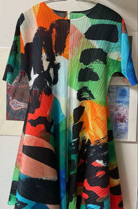 Pleats Please Short-Sleeve Issey Miyake