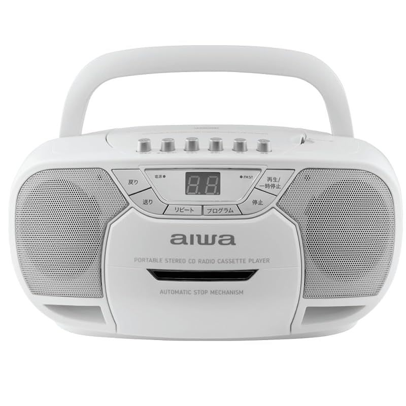 Radio And Boombox Aiwa Cd Fm Crc2 Gaa5-Crc0002 Wh 1