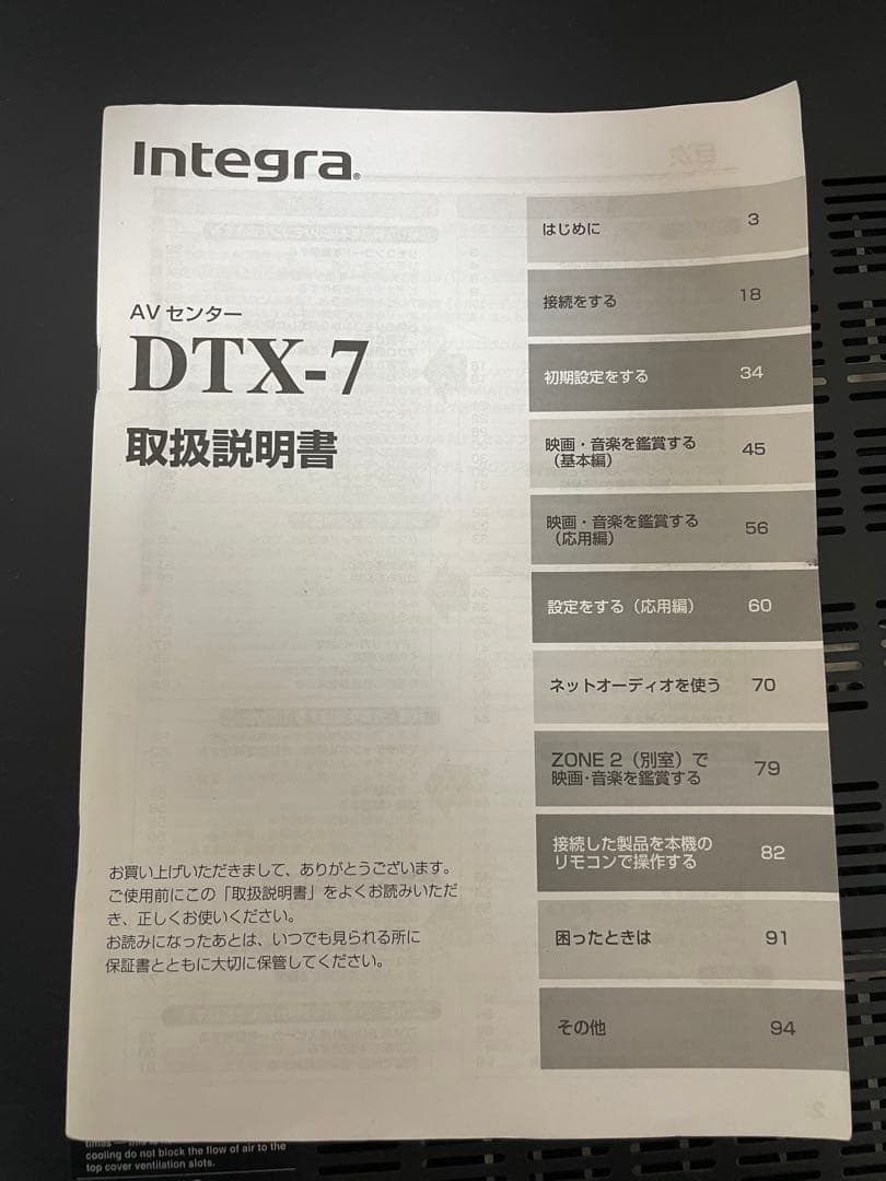 Onkyo Av Amplifiers Integral Dtx 7 7.1Ch