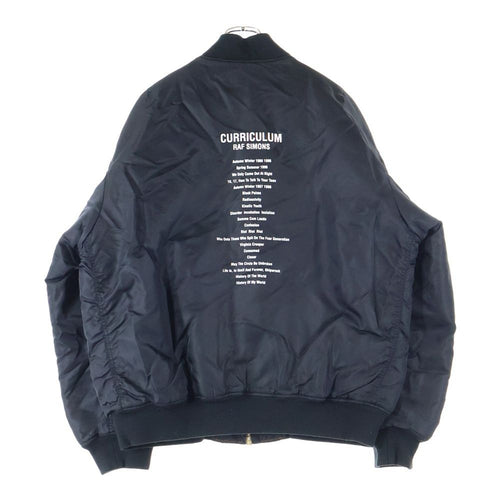 Raf Simons Military Jacket 05Aw 10Th Anniversary 2005 Curriculum Bomber 10