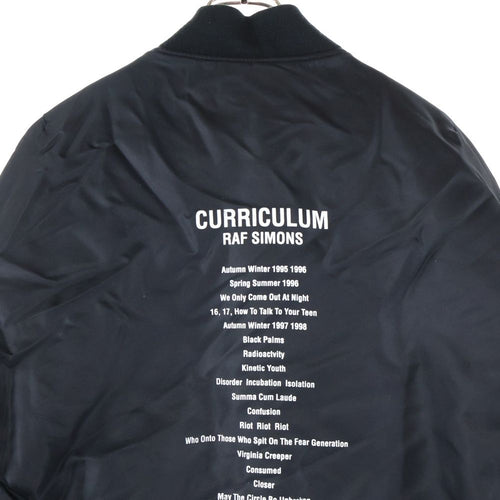 Raf Simons Military Jacket 05Aw 10Th Anniversary 2005 Curriculum Bomber 10