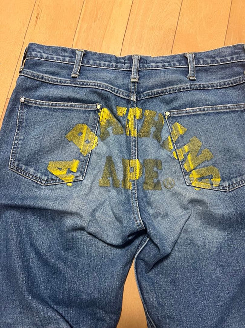 A Bathing Ape Straight Jeans