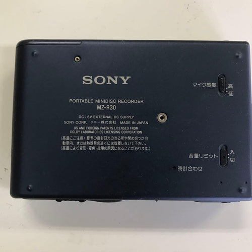 Portable Md Player Sony Walkman Mz-R30