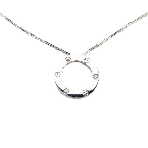 Cartier Necklace 3P B7014600 K18Wg 750 228-77046