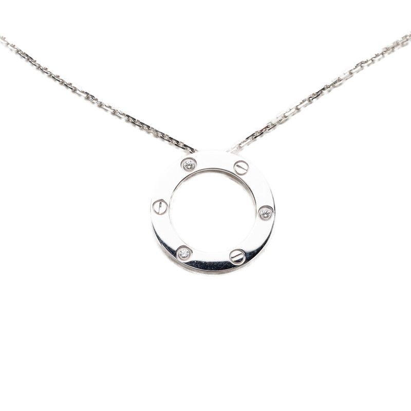 Cartier Necklace 3P B7014600 K18Wg 750 228-77046