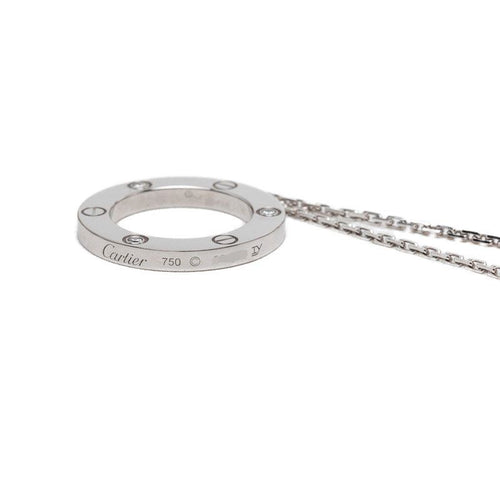 Cartier Necklace 3P B7014600 K18Wg 750 228-77046