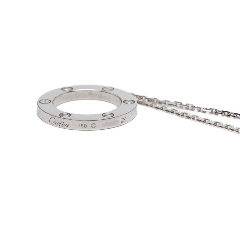 Cartier Necklace 3P B7014600 K18Wg 750 228-77046