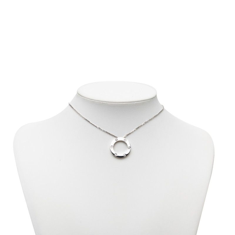 Cartier Necklace 3P B7014600 K18Wg 750 228-77046