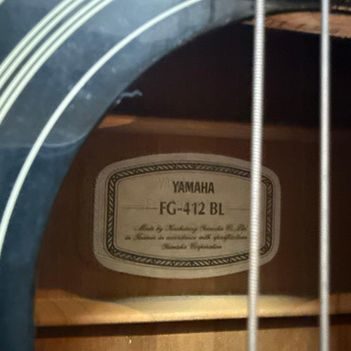 Yamaha Acoustic Guitars Fg-412 Bl