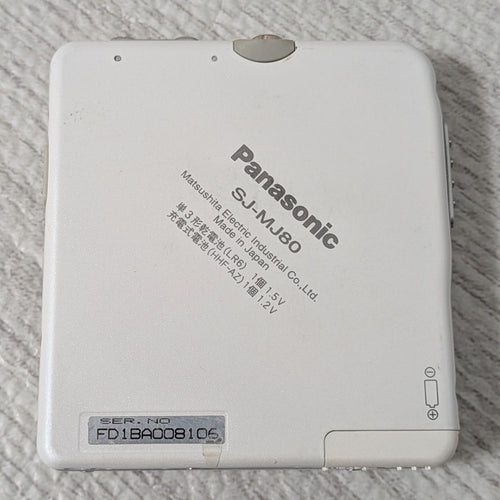 Panasonic Portable Md Player Sj-Mj80