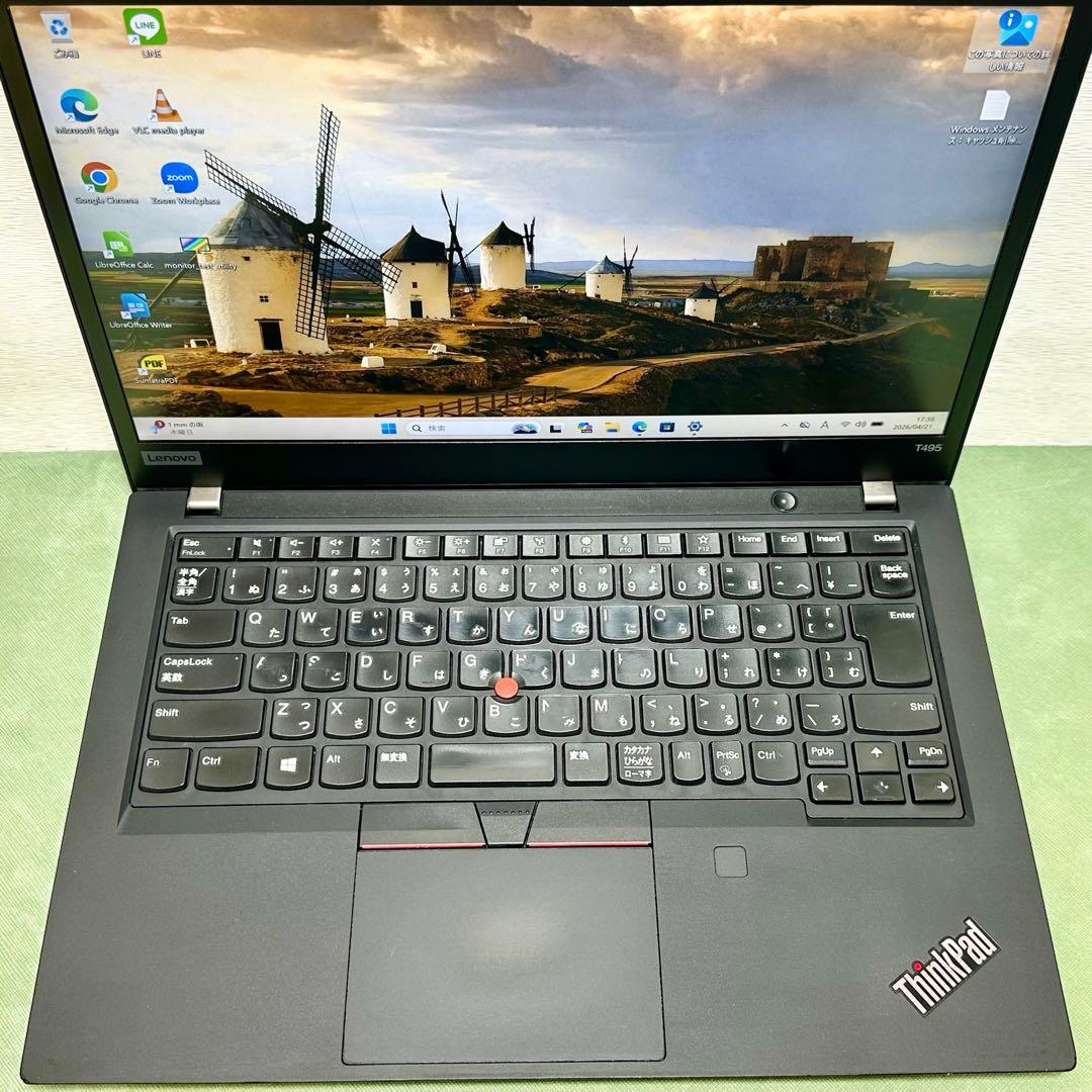 Lenovo Windows Notebook Body Thinkpad T495 Ryzen 5 Pro 3500U