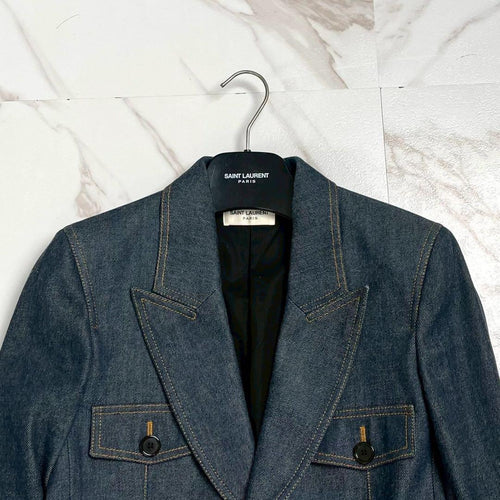 Saint Laurent Denim Jackets Coveralls Paris 22Ss Jacket