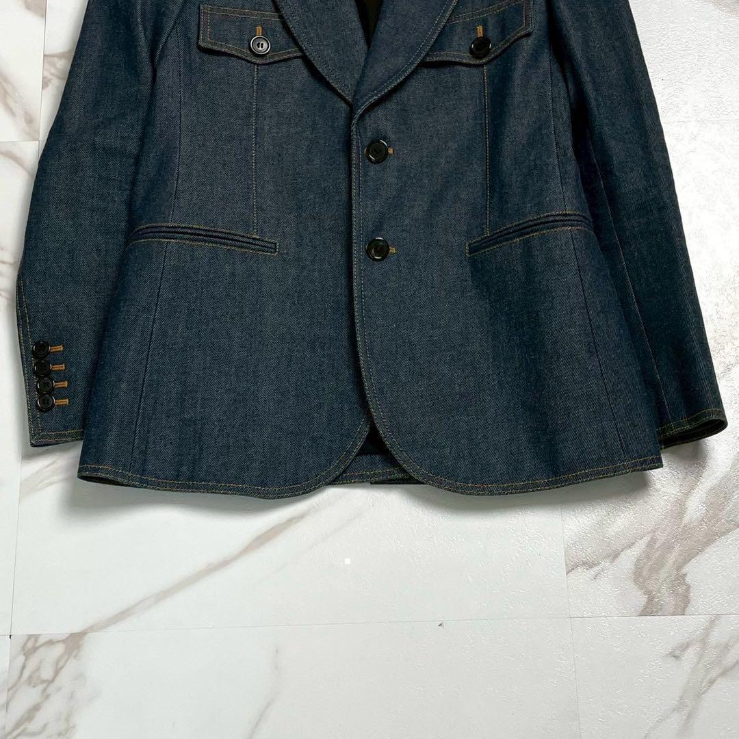 Saint Laurent Denim Jackets Coveralls Paris 22Ss Jacket