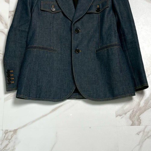 Saint Laurent Denim Jackets Coveralls Paris 22Ss Jacket
