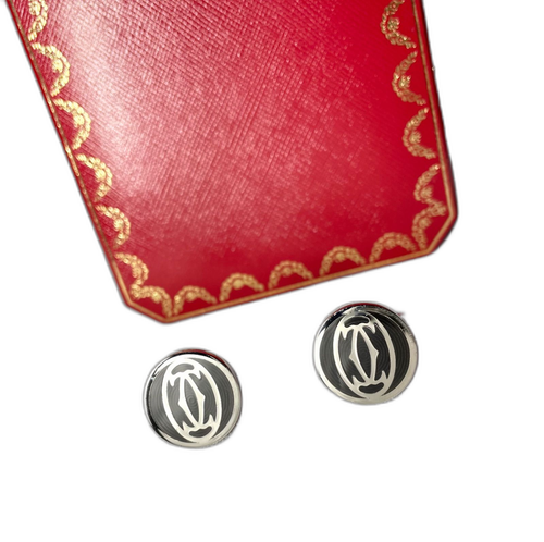 Cartier Cufflinks C Sv925&