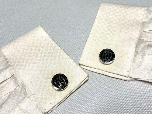 Cartier Cufflinks C Sv925&
