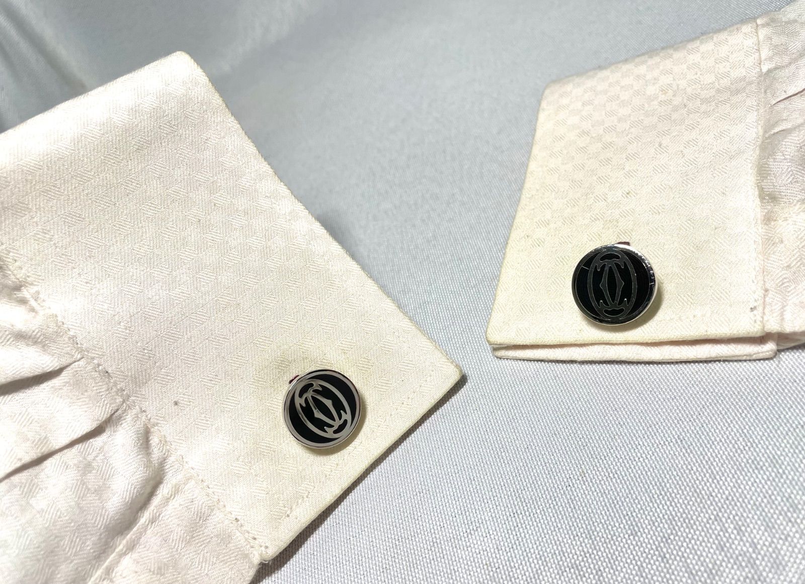 Cartier Cufflinks C Sv925&
