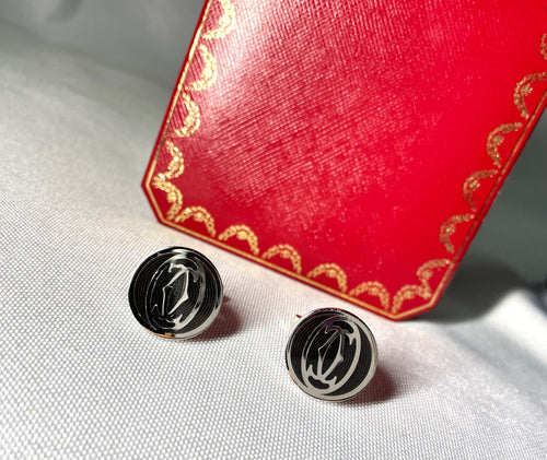 Cartier Cufflinks C Sv925&