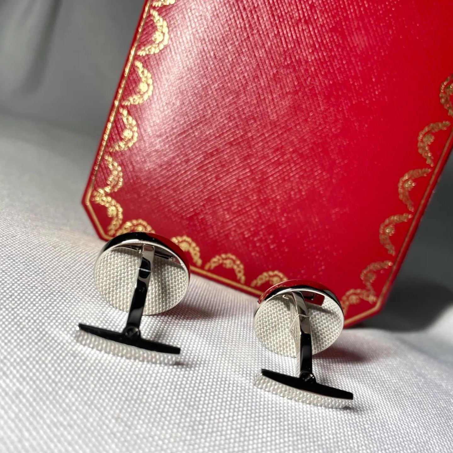 Cartier Cufflinks C Sv925&