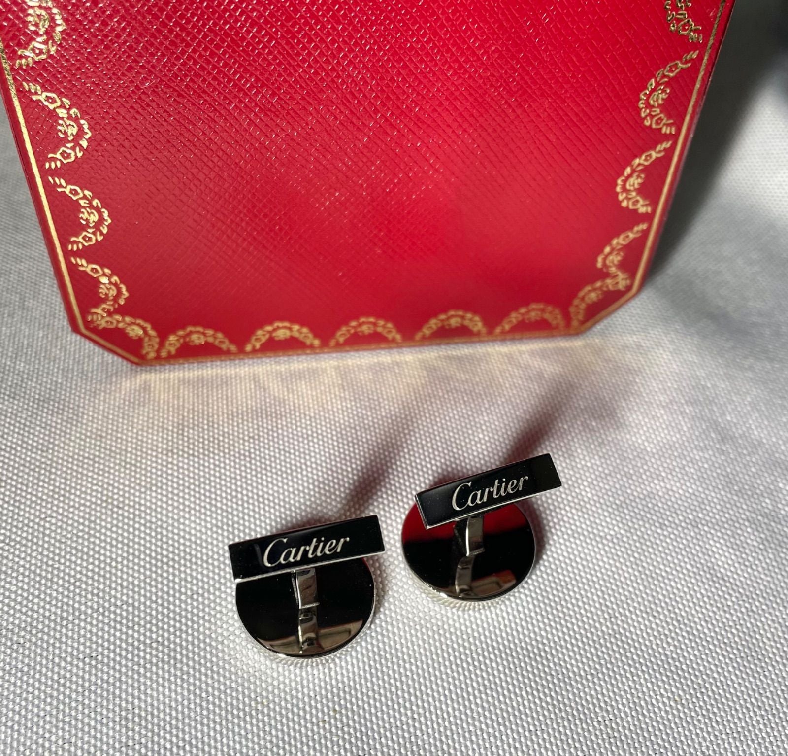 Cartier Cufflinks C Sv925&