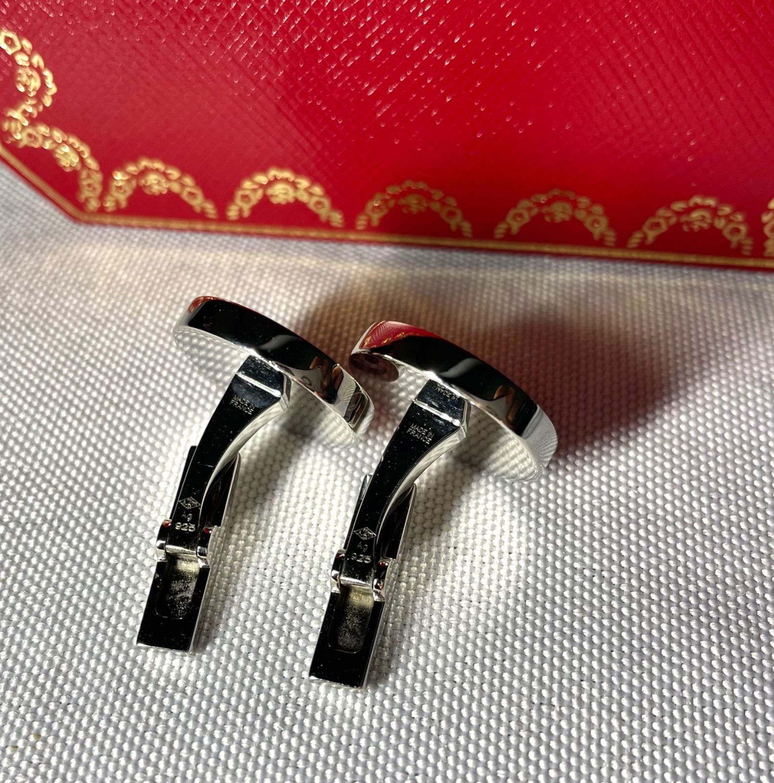 Cartier Cufflinks C Sv925&