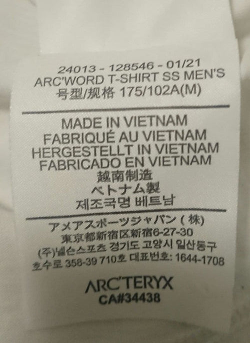 Arc'Teryx Other Arcword T Shirt Ss