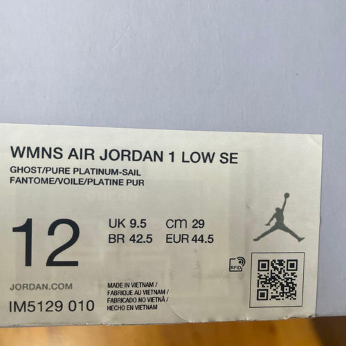 Air Jordan Sneakers W 1 Low Se "Pearlized" 28.5
