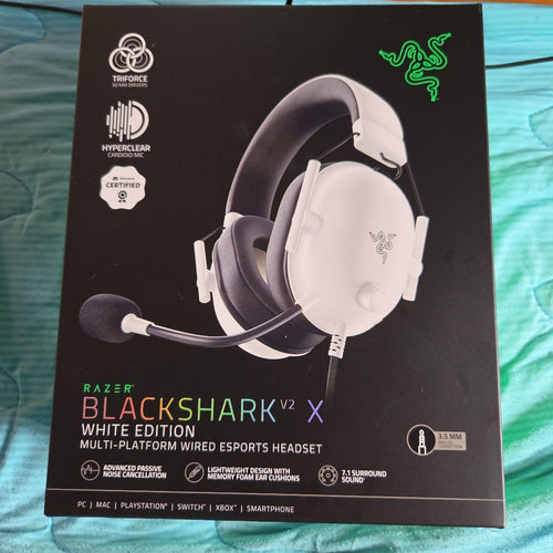 Razer Wired Headsets Blackshark V2 X White Edition
