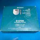 Sony Portable Cd Player D-E700